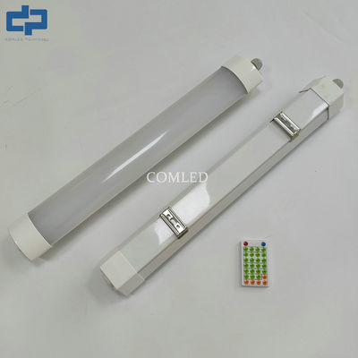 Lampada lineare a LED dimmabile IP66 triproof per l'industria Lampada a batteria di superficie Montatura a tenuta a vapore Lineare LED Light Fitting facile Progetto di ingegneria cablaggio Lampade a LED
