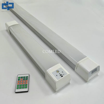 Apparecchio di illuminazione di emergenza a prova di vapore IP65, luce a LED a batten da 5 piedi per illuminazione industriale